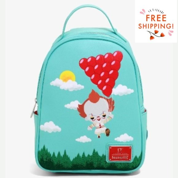 Loungefly Handbags - Loungefly IT Flying Balloons Mini Backpack